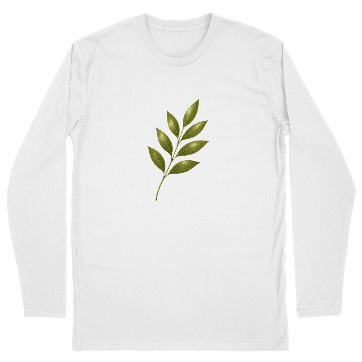 T-shirt Homme classique manches longues - Évoquez la fragilité de la nature - face_blanc