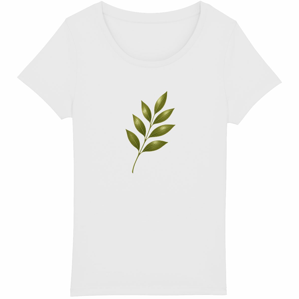 T-shirt Femme Léger - Élégance et Fragilité de la Nature - face_blanc