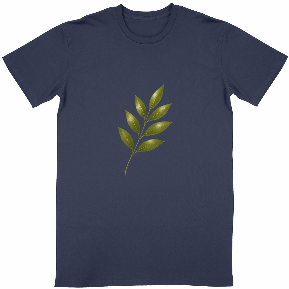 T-shirt Unisexe Classique - Nature Fragile et Élégante - face_bleumarine
