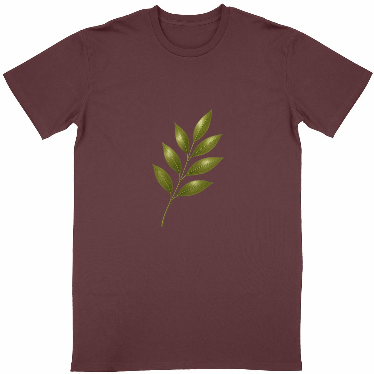 T-shirt Unisexe Classique - Nature Fragile et Élégante - face_bordeaux
