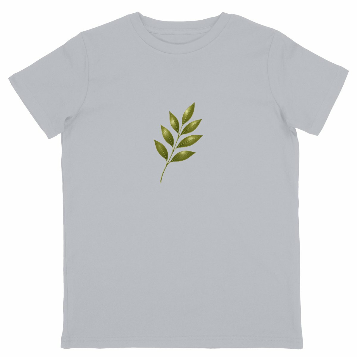 T-shirt Enfant Léger : La Fragilité de la Nature en Couleurs - face_gris