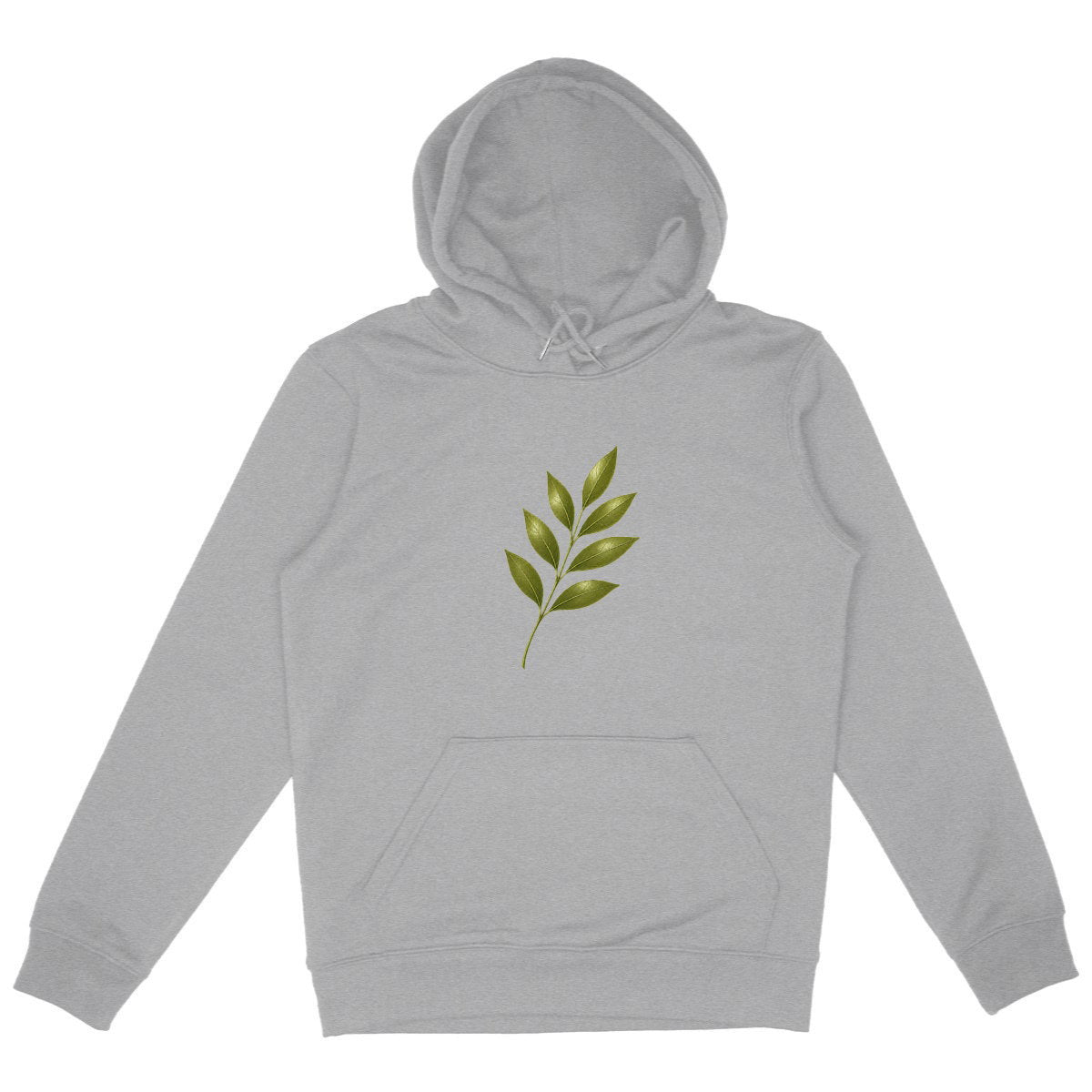 Sweat à capuche Epais Unisexe - Nature en fragilité - face_gris