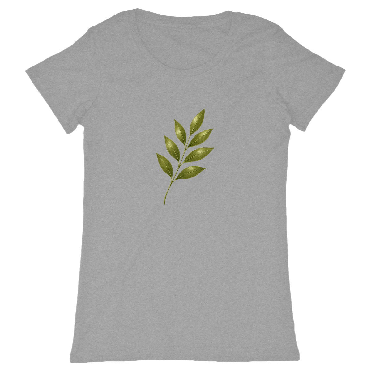 T-shirt Femme Classique - Évoquez la Fragilité de la Nature - face_gris