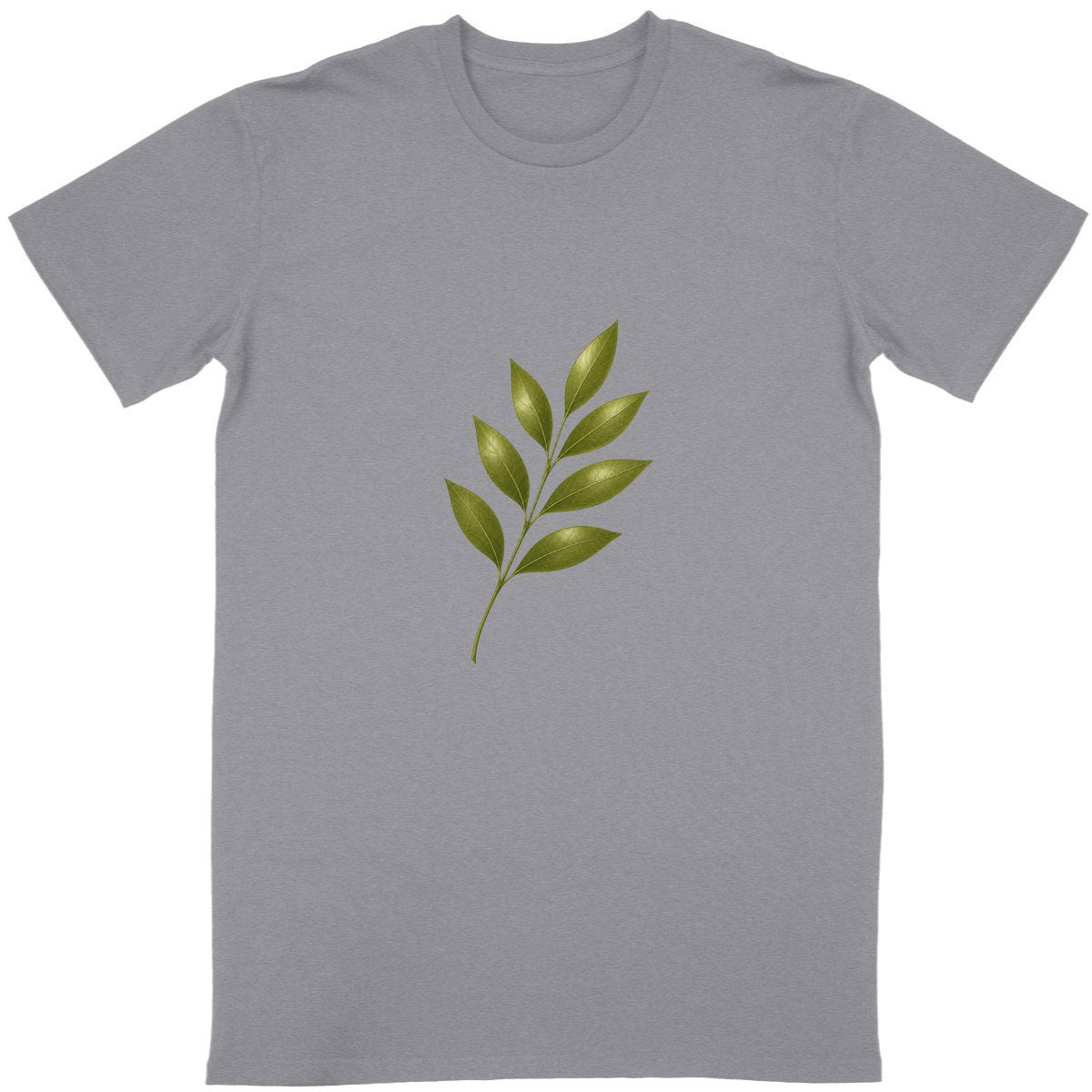 T-shirt Unisexe Classique - Nature Fragile et Élégante - face_gris