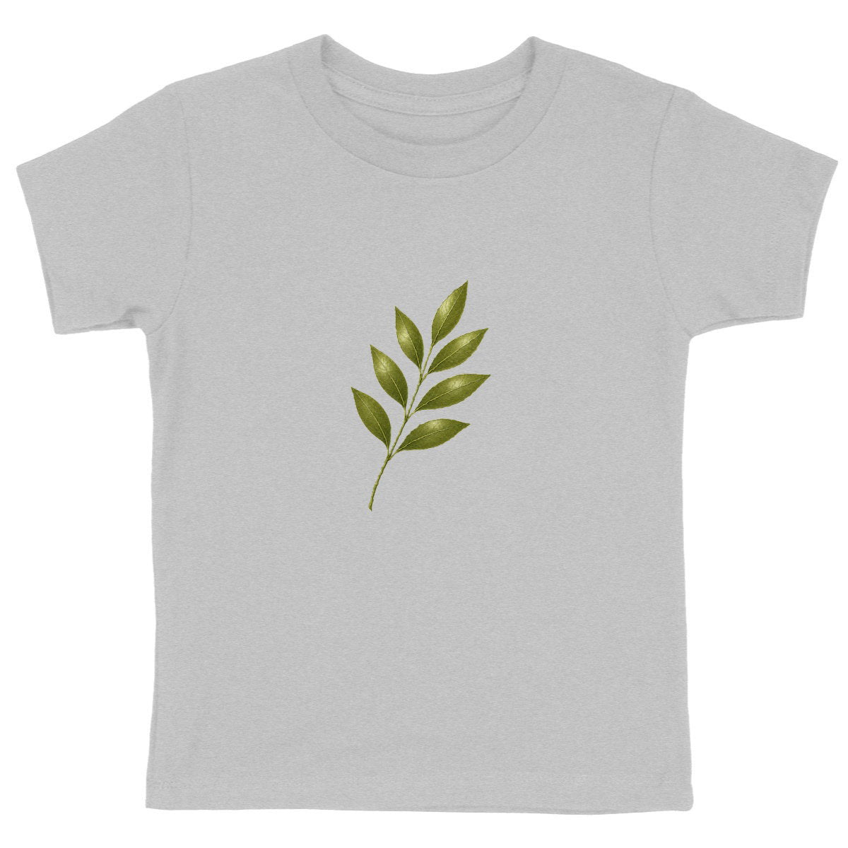 T-shirt Enfant Epais : Nature Fragile et Élégante - face_gris