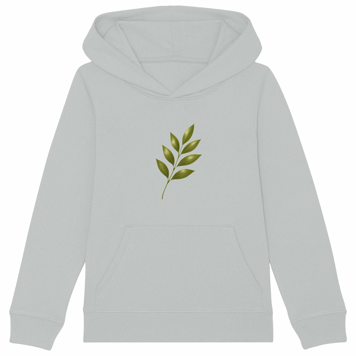 Sweat à capuche Epais Enfant - Nature Fragile et Élégante - face_gris
