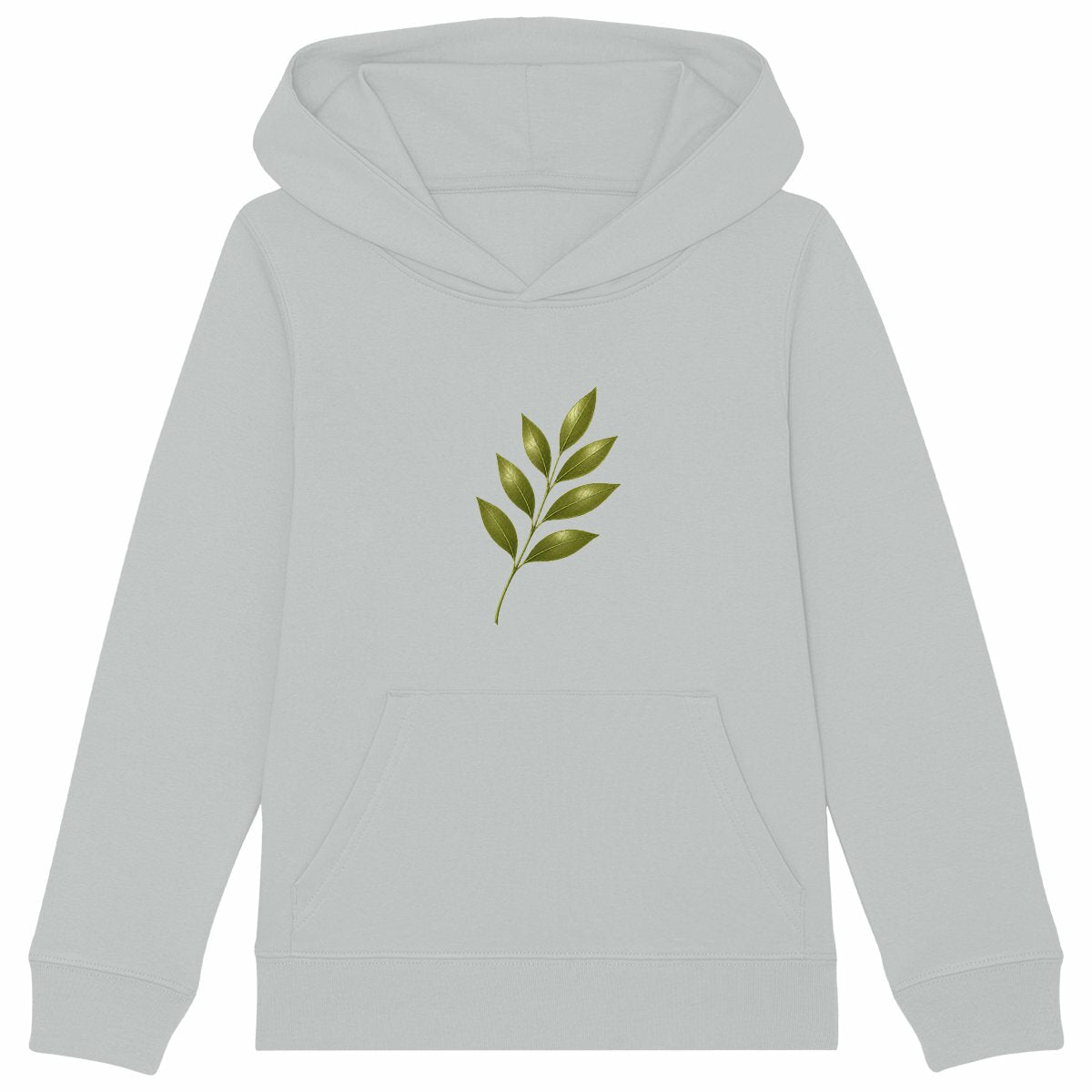 Sweat à capuche Epais Enfant - Nature Fragile en Couleurs - face_gris