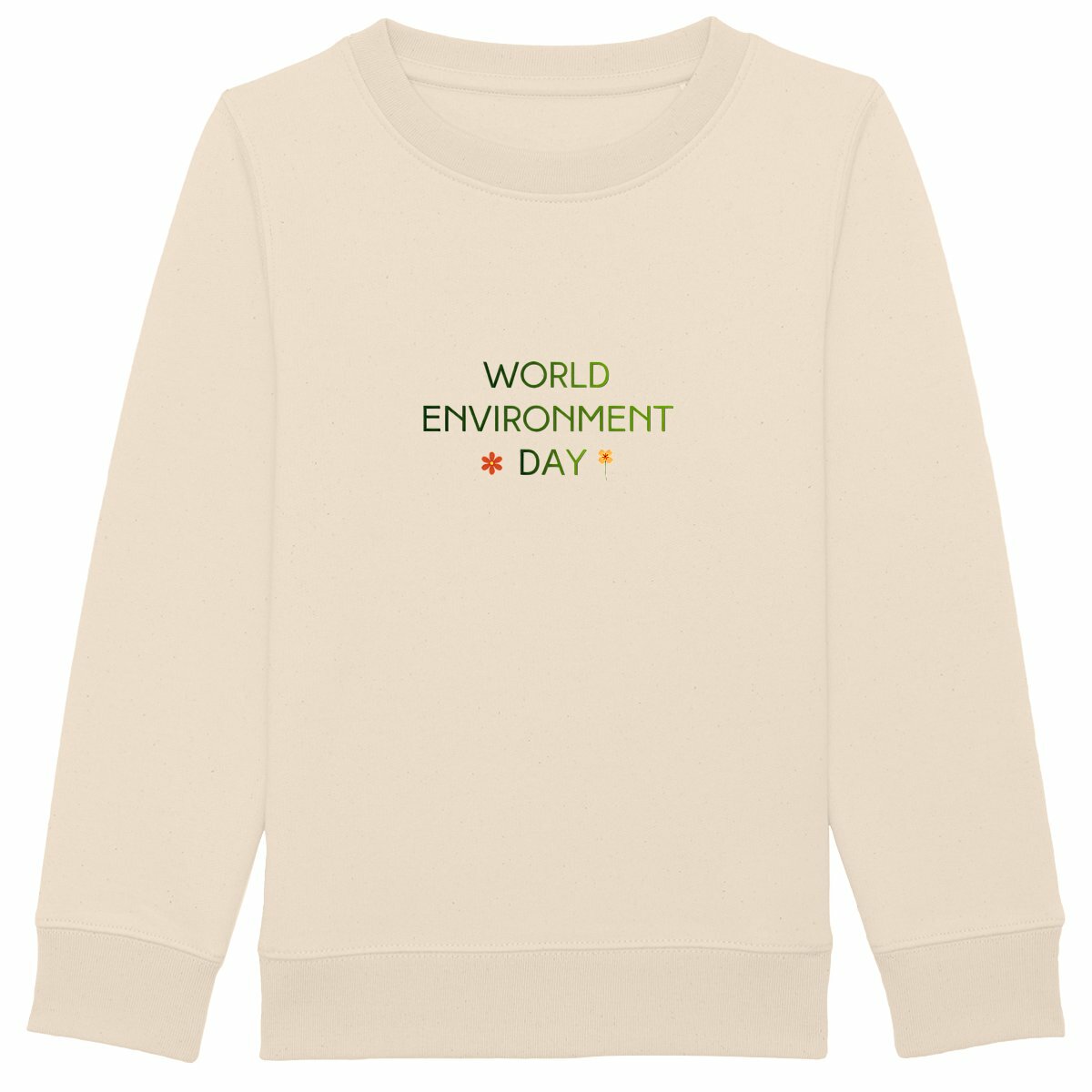 Sweat-shirt Epais Enfant : Célébrez la Journée Mondiale de l'Environnement - face_ivoire