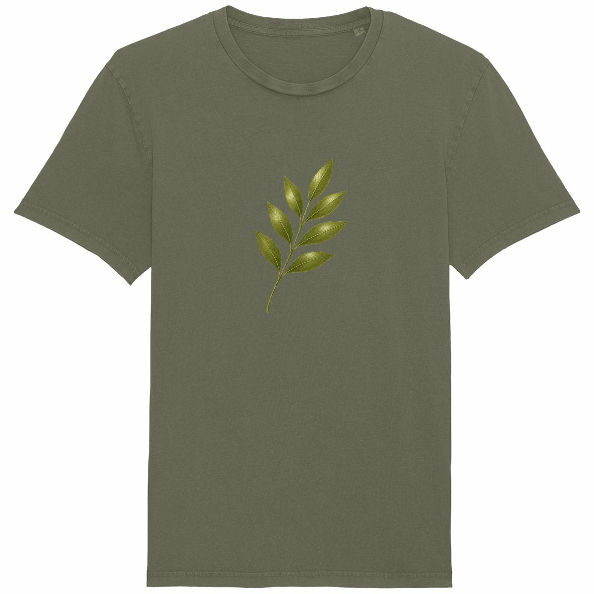 T-shirt Unisexe Vintage - Célébrez la Fragilité de la Nature - face_kaki