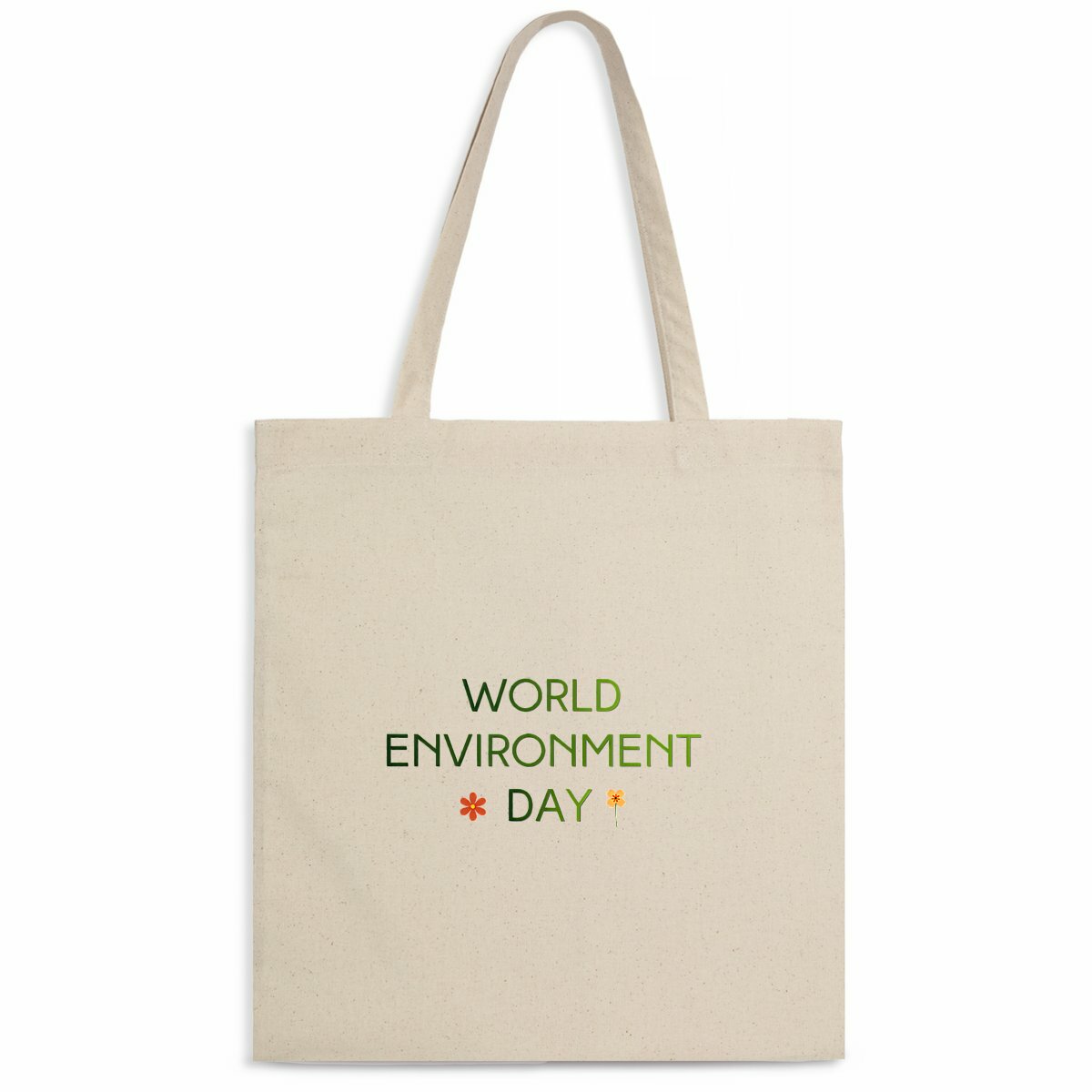 Totebag léger : Célébrez la Journée mondiale de l'environnement - face_naturel