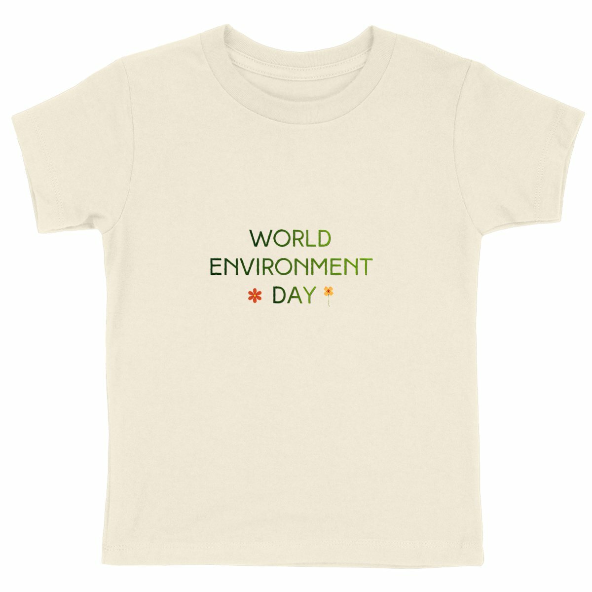 T-shirt Enfant Epais - Célébrez la Journée de l'Environnement - face_naturel