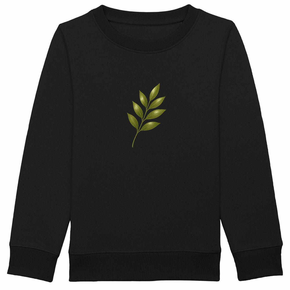 Sweat-shirt Epais Enfant - Nature Fragile et Élégante - face_noir
