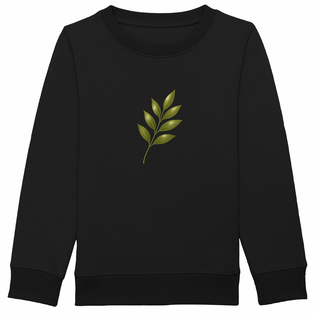 Sweat-shirt Epais Enfant - Nature Fragile et Élégante - face_noir