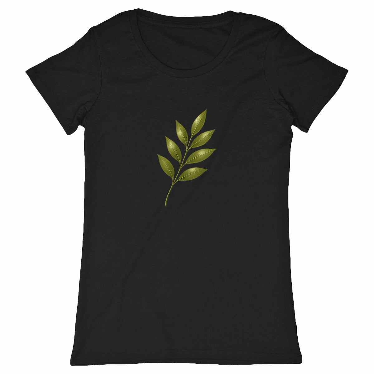 T-shirt Femme Classique - Évoquez la Fragilité de la Nature - face_noir