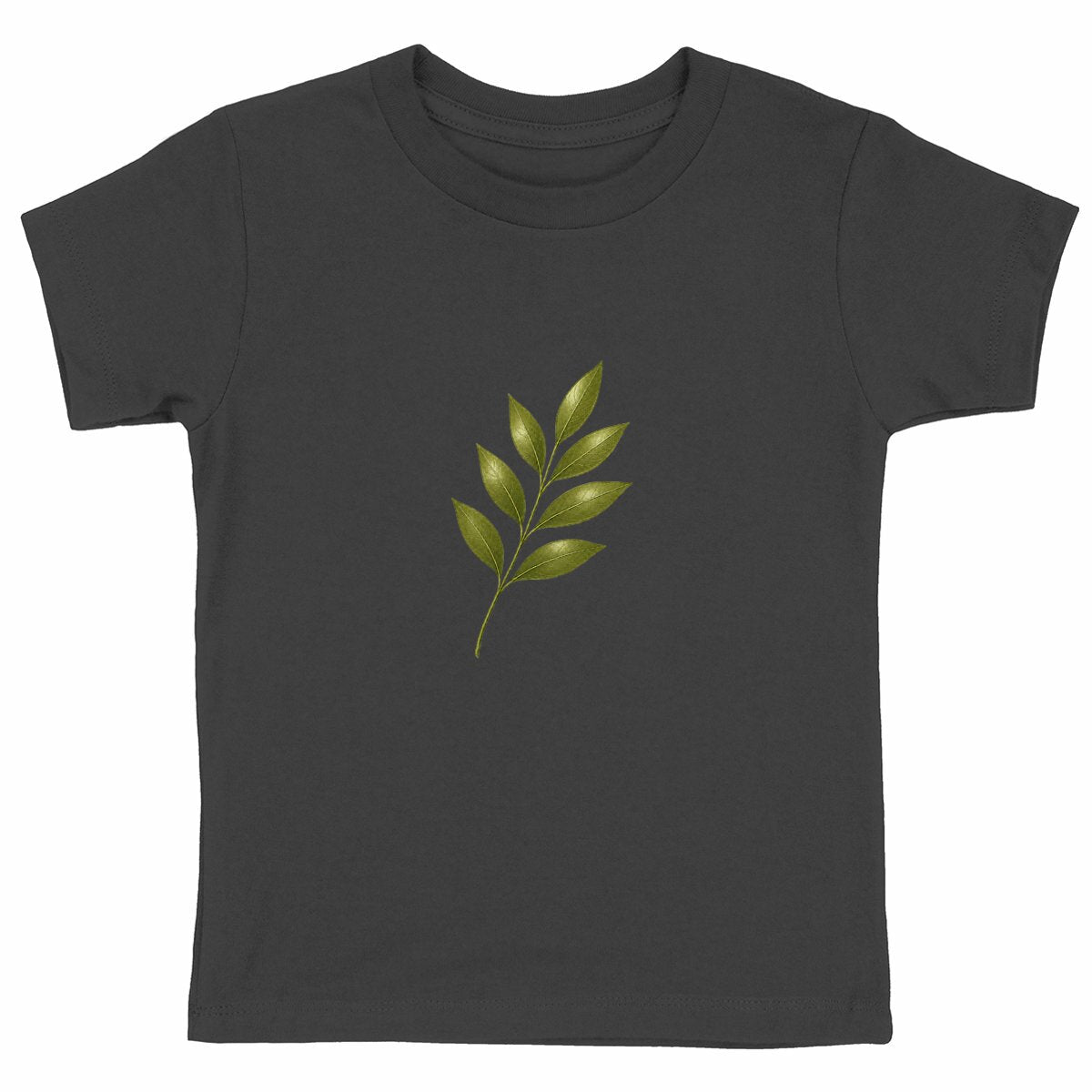 T-shirt Enfant Epais : Nature Fragile et Élégante - face_noir