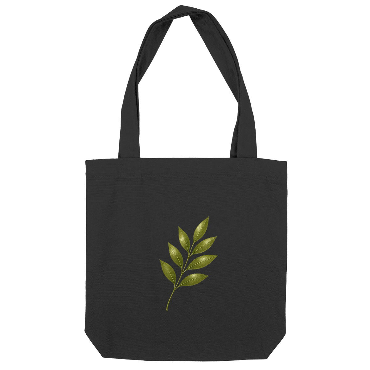 Totebag épais : La beauté fragile de la nature - face_noir