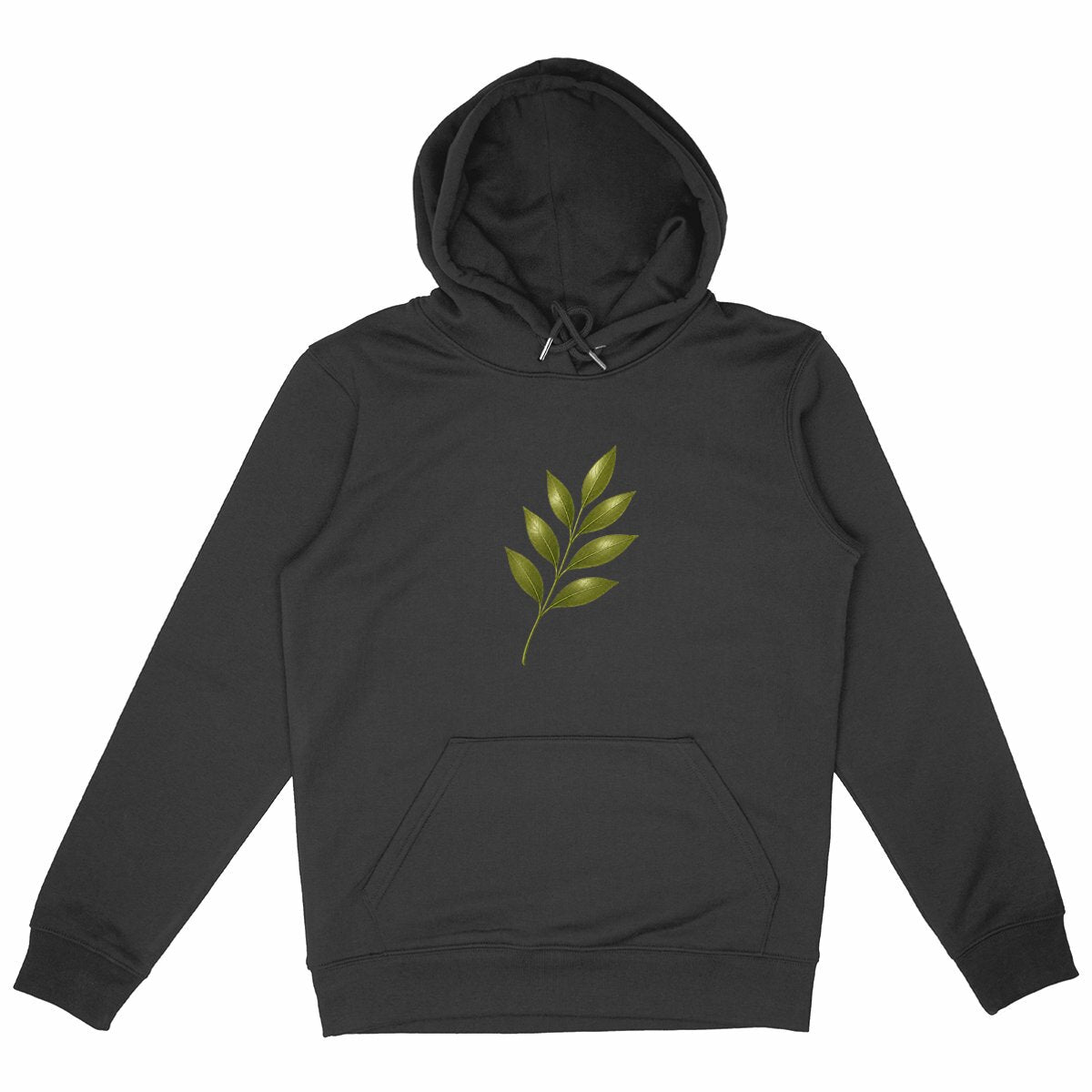 Sweat à capuche Epais Unisexe - Éveillez votre amour pour la nature - face_noir
