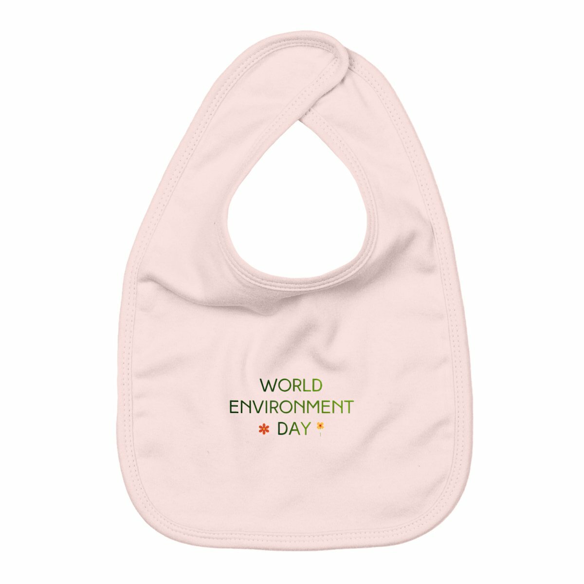 Bavoir pour la Journée Mondiale de l'Environnement - face_rose