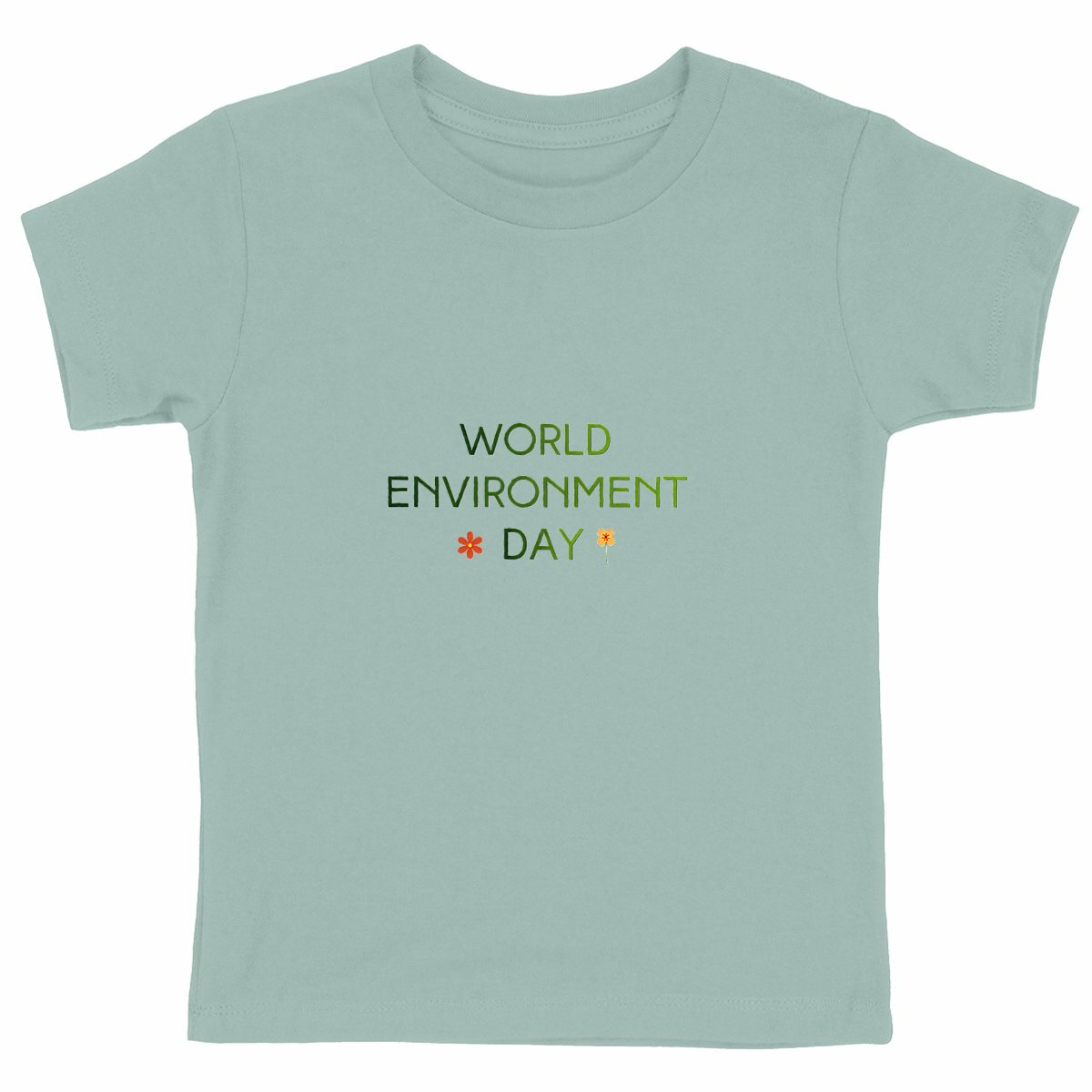 T-shirt Enfant Epais - Célébrez la Journée de l'Environnement - face_vert