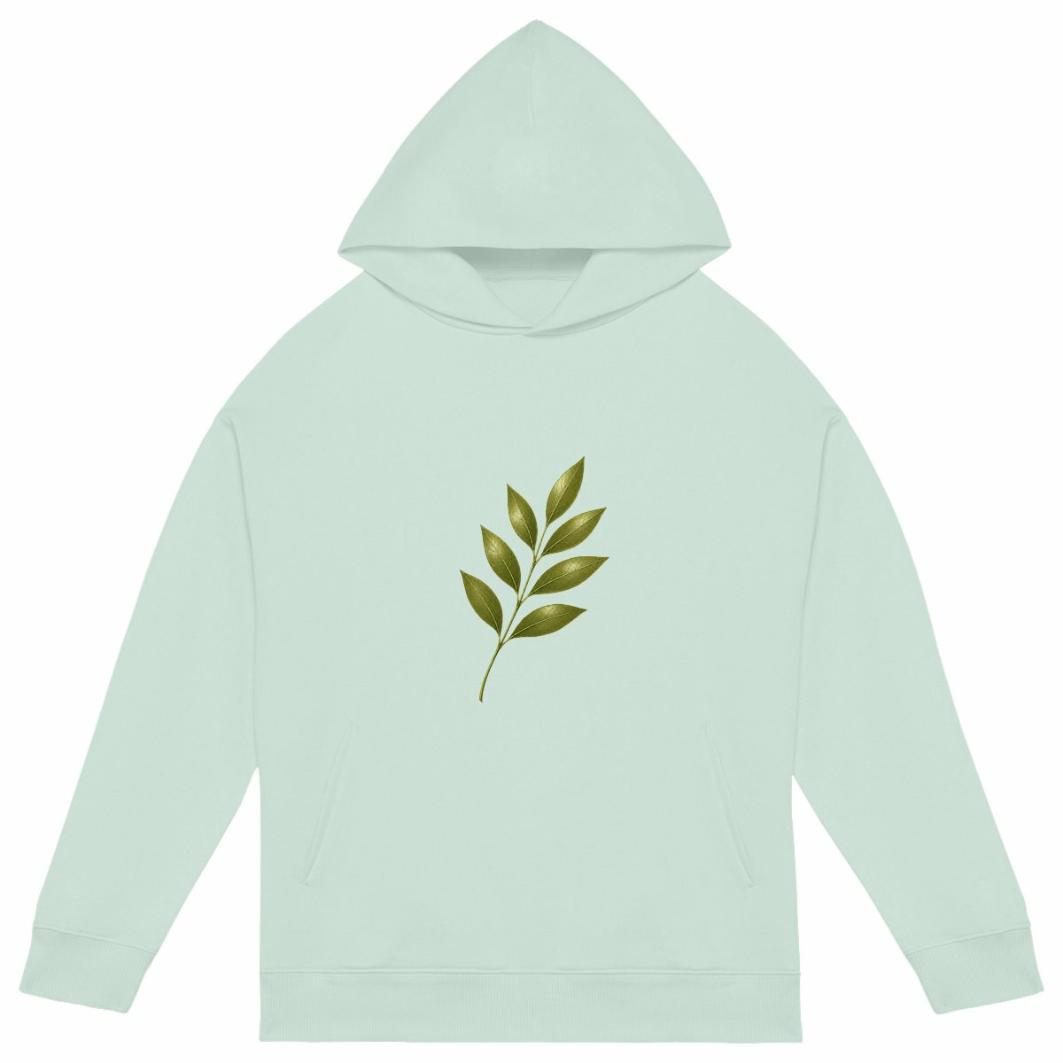 Sweat à capuche Unisexe Oversized - Nature Fragile - face_vert