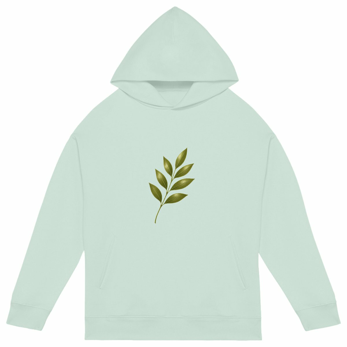 Sweat à capuche Unisexe Oversized - Éveillez votre amour pour la nature - face_vert