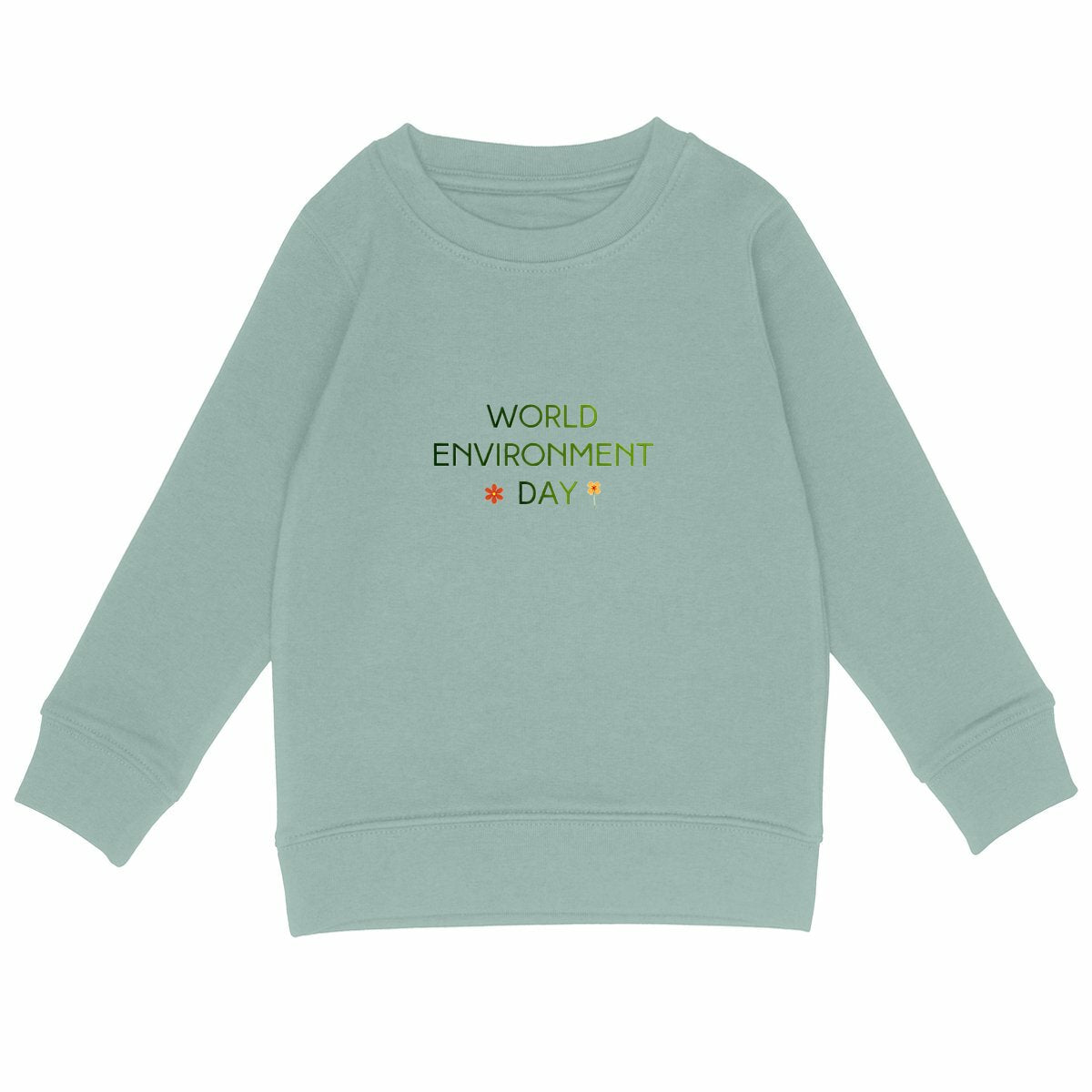 Sweat-shirt Léger Enfant - Célébrez la Journée Mondiale de l'Environnement - face_vert